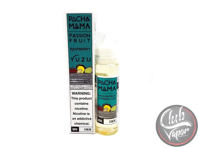 Passion Fruit Raspberry Yuzu 60mL E-Juice by PACHAMAMA E-Liquid