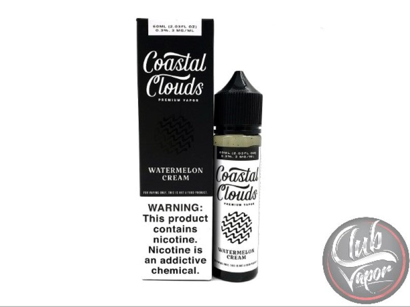 Watermelon Cream 60mL E-Liquid by Coastal Clouds