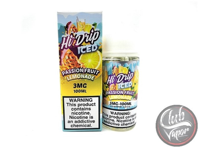 Iced Passion Fruit Lemonade 100mL E-Liquid by Hi-Drip E-Juice